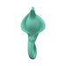 Mint green Loveline Lily clitoral vibrator with ergonomic design and heart-shaped control button.