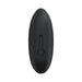 Black silicone rechargeable personal massager with smooth ergonomic design and single button control.