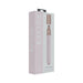 Loveline The Traveler 10 Speed Travel Vibe in sleek pink with rose gold cap packaging box shown upright