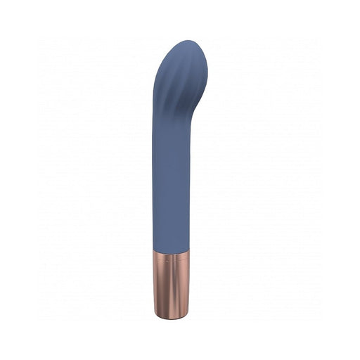 Loveline Traveler G - spot Silicone Rechargeable Splashproof Blue/grey - SexToy.com