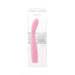 Pink Luxe Lille rechargeable vibrator in slim, curved design with textured tip, displayed in white retail packaging.