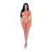 Magic Silk Rude Awakening Balconette Bra & Stirrup Thong Set Neon Orange S/m - SexToy.com
