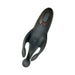 Black silicone Magic Thumping Masturbator with ergonomic handle and control buttons for multiple vibration settings.