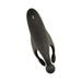 Black silicone Magic Thumping Masturbator with ergonomic shape and textured arms for targeted stimulation.