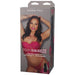 Packaging box of Main Squeeze Aidra Fox Ultraskyn stroker featuring a woman in red lingerie on the front.