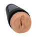 Main Squeeze Jane Wilde Ultraskyn stroker with realistic textured vaginal opening and black outer casing.