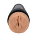 Main Squeeze Jane Wilde Ultraskyn stroker with realistic skin-toned sleeve and black outer casing shown from front view.
