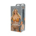 Packaging box of Main Squeeze Julia Ann Ultraskyn stroker featuring product details and image of Julia Ann in orange bikini.