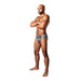 Male Power Dirty Denim Bikini Denim Print S - SexToy.com