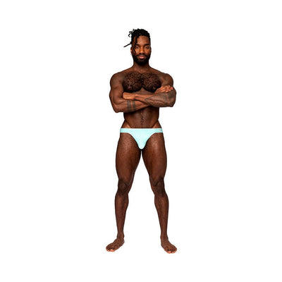 Male Power Easy Breezy Thong Sleeve Aqua S/m - SexToy.com