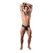 Male Power Infinite Comfort Amplifying Strappy Thong Black S/m - SexToy.com