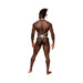 Male Power S'naked Shoulder Sling Harness Thong One - piece Silver/black S/m - SexToy.com