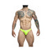 Malebasics Justin + Simon Classic Tanga Neon Green S - SexToy.com