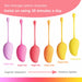 Mango Tropical Weighted Kegel Ball 6 - piece Exercise Set Assorted Color - SexToy.com