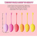 Mango Tropical Weighted Kegel Ball 6 - piece Exercise Set Assorted Color - SexToy.com