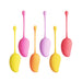 Mango Tropical Weighted Kegel Ball 6 - piece Exercise Set Assorted Color - SexToy.com