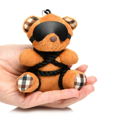 Master Series Bound Teddy Bear Keychain - SexToy.com