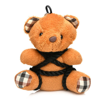 Master Series Bound Teddy Bear Keychain - SexToy.com