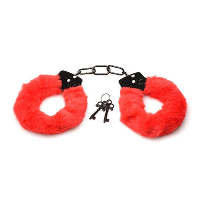 MASTER SERIES CUFFED IN FUR FURRY HANDCUFFS
