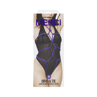 Merci Bind&tie 6mm Hemp Bondage Rope 50ft