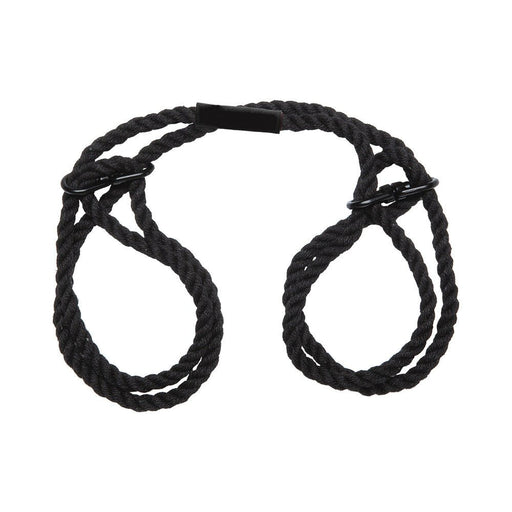 Merci Bind&tie 6mm Hemp Wrist/ankle Cuffs Black - SexToy.com