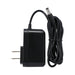 Black power adapter with attached charging cord for Merci Rechargeable Power Wand massager.