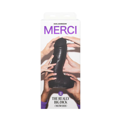 Merci The Really Big Dick With Xl Removable Vac-u-lock Suction Cup Bla
