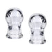 Clear Merci Tweak nipple suckers set made of soft, transparent material for comfortable suction and hands-free wear.