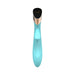 Sleek blue Metis Touch Panel Rabbit Vibrator with gold-accented control panel and ergonomic dual stimulation design.