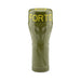Olive green Model B-02 Stroker with ergonomic grip and yellow lettering on the cap, standing upright on a white background.