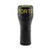 Black Model B-02 Stroker with ergonomic grip and yellow lettering on the cap, standing upright on a white background.