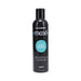 Black 8 oz bottle of Doc Johnson Mood water-based lubricant with blue label and pump top