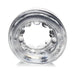 Clear stretchy ball stretcher with textured nubs inside for added stimulation and comfort.