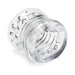 Clear stretchy stacked ball stretcher with textured nubs for added stimulation and grip.