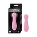 Pink My Secret Torpedo vibrator with textured surface shown next to its black and silver retail packaging.