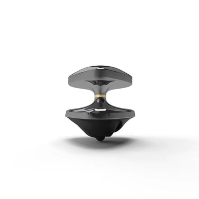 Sleek black Mystim Hearts Desire eStim vibrator with smooth curves and a compact, ergonomic design.