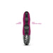 Black Mystim Hop Hop Bob eStim vibrator with highlighted conductive surfaces and control buttons on the base.
