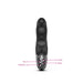 Black Mystim Hop Hop Bob eStim vibrator with labeled control buttons for plus, minus, vibration, and e-stim functions.