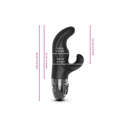 Mystim Hop Hop Bob eStim Vibrator Black - SexToy.com