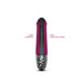 Black Mystim Real Deal Neal eStim vibrator with highlighted conductive surfaces and control buttons on the base.