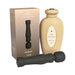 Lola Milani Mystique Wand with ergonomic black design, textured protective bottle, and branded packaging box.