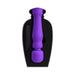 Purple Lola Milani Mystique Wand with ergonomic handle in black protective bottle packaging.