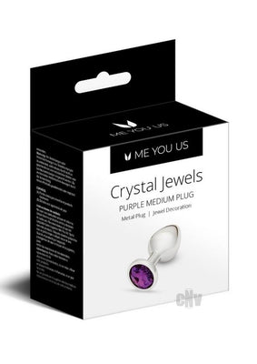 Myu Crystal Jewels Butt Plug, Clear