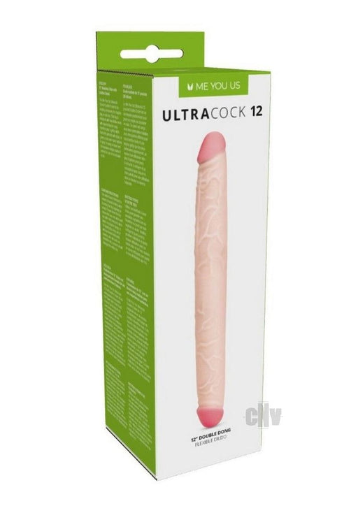 Myu Ultra Cock Double Ender 12 Vanilla - SexToy.com