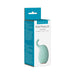 Packaging box of Myu Wild Pleasure Trunk teal vibrator with elephant-inspired design and 10 vibration modes.