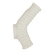 Translucent white ribbed vibrating penis enhancer sleeve with dual textured sections and a flexible design.