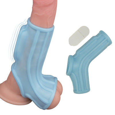 Nasstoys Power Sleeve Sleek Fit Vibrating Penis Enhancer Blue Nasstoys Power Sleeve Sleek Fit Vibrating Penis Enhancer Blue