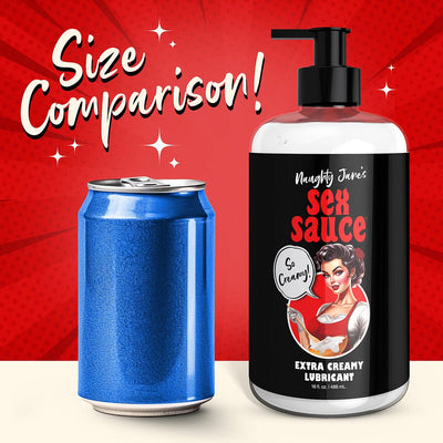 Naughty Janes Sex Sauce Extra Creamy Lubricant 16 Oz - SexToy.com