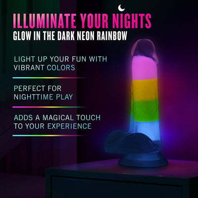 Neo Elite Gitd Rainbow Rave 6.5 - SexToy.com