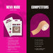 Comparison image showing Neva Nude Boob Tape packaging and benefits versus competitor's plain tape roll and drawbacks.